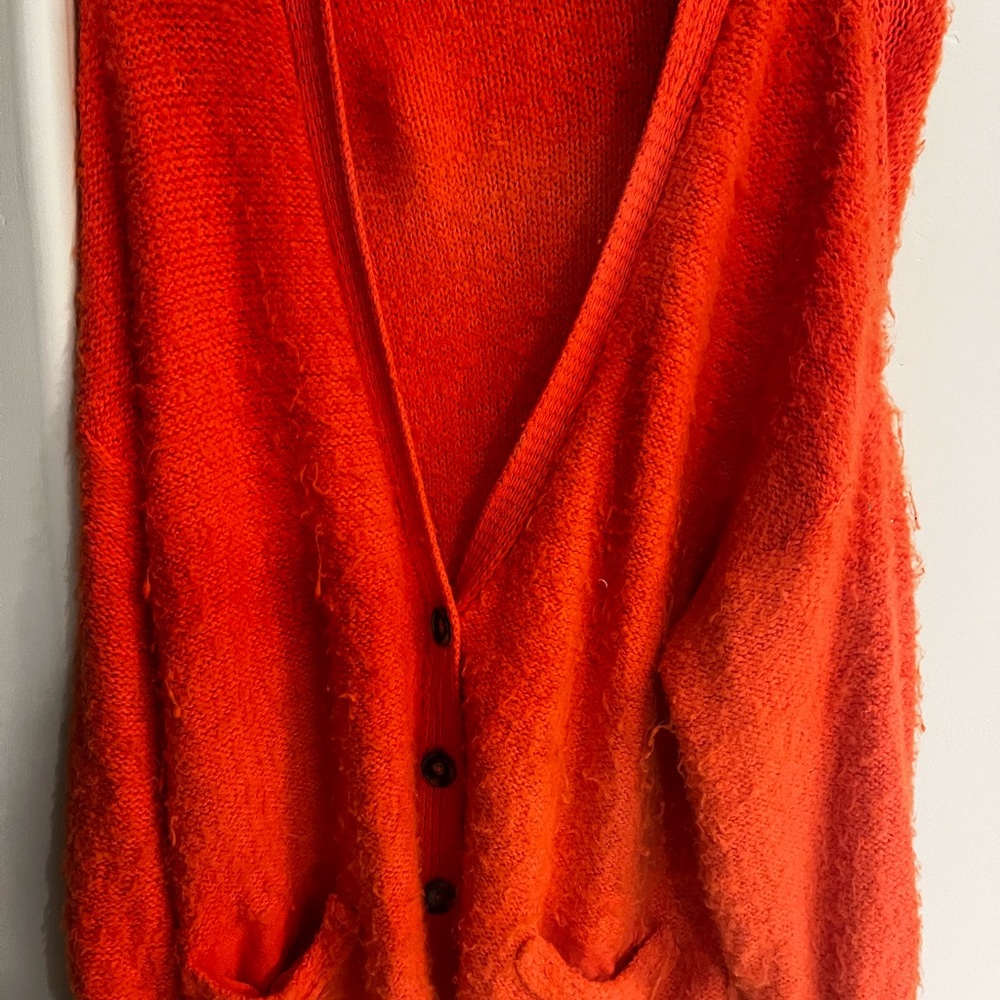 Free People Oversized Button Up Cardigan